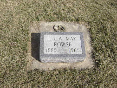 ROWSE, LULA MAY - Woodbury County, Iowa | LULA MAY ROWSE 
