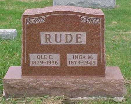 RUDE, INGA M - Woodbury County, Iowa | INGA M RUDE 