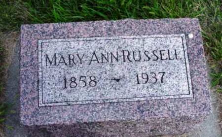 RUSSELL, MARY ANN - Woodbury County, Iowa | MARY ANN RUSSELL 