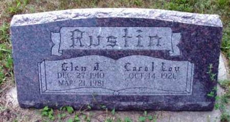 RUSTIN, GLEN J - Woodbury County, Iowa | GLEN J RUSTIN 