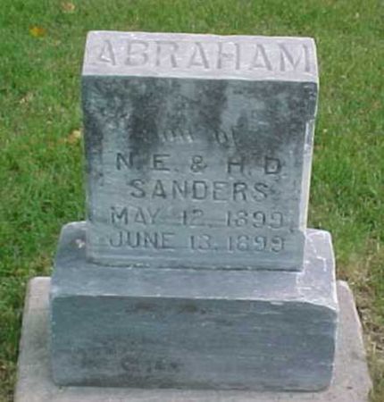 SANDERS, ABRAHAM - Woodbury County, Iowa | ABRAHAM SANDERS 