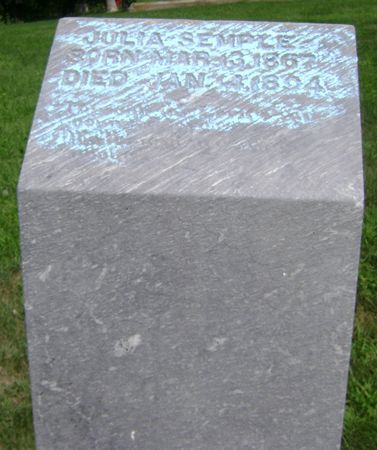 SEMPLE, JULIA - Woodbury County, Iowa | JULIA SEMPLE 