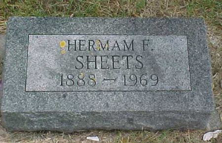 SHEETS, HERMAN F - Woodbury County, Iowa | HERMAN F SHEETS 