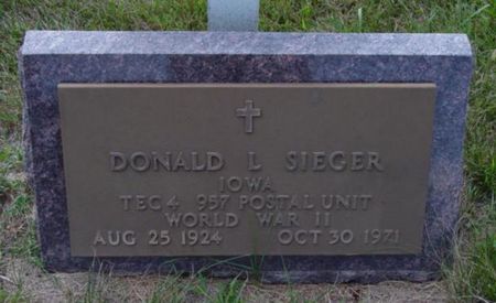 SIEGER, DONALD L - Woodbury County, Iowa | DONALD L SIEGER 