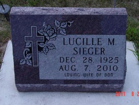 SIEGER, LUCILLE M - Woodbury County, Iowa | LUCILLE M SIEGER 