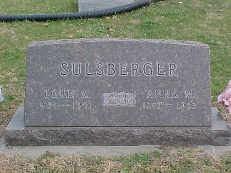 SULSBERGER, LOUIS ANDREW - Woodbury County, Iowa | LOUIS ANDREW SULSBERGER 