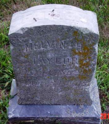 TAYLOR, MELVIN - Woodbury County, Iowa | MELVIN TAYLOR 
