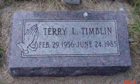 TIMBLIN, TERRY L - Woodbury County, Iowa | TERRY L TIMBLIN 