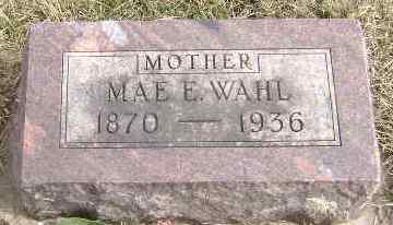 WAHL, MAE E - Woodbury County, Iowa | MAE E WAHL 