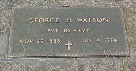 WATSON, GEORGE H - Woodbury County, Iowa | GEORGE H WATSON 