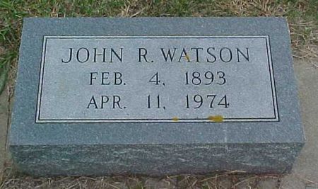 WATSON, JOHN R - Woodbury County, Iowa | JOHN R WATSON 