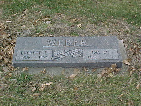 WEBER, EVERETT EDWARD - Woodbury County, Iowa | EVERETT EDWARD WEBER 