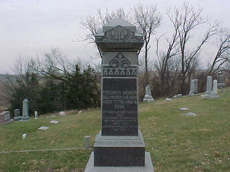 WEBER, FREDERICK - Woodbury County, Iowa | FREDERICK WEBER 