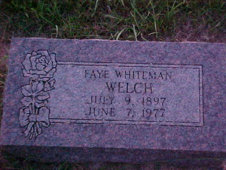 WELCH, FAYE - Woodbury County, Iowa | FAYE WELCH 