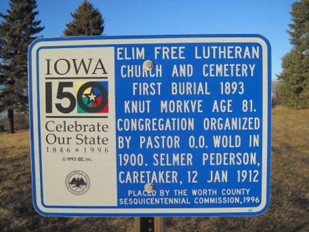 ELIM, CEMETERY - Worth County, Iowa | CEMETERY ELIM 