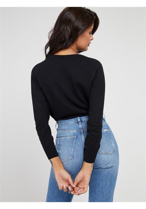 Maglia dettaglio pizzo GUESS | Maglie | W1YR0A Z2V80JBLK