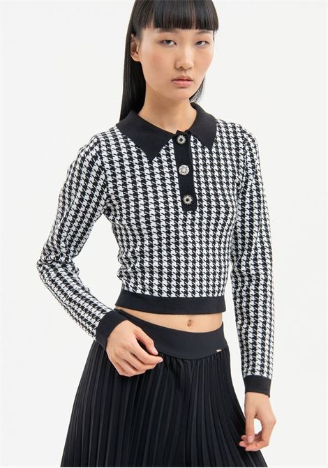  FRACOMINA | sweters | FR23WT7015K502F8054 BLACKCREAM