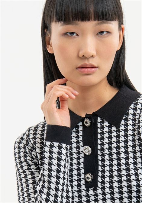  FRACOMINA | sweters | FR23WT7015K502F8054 BLACKCREAM