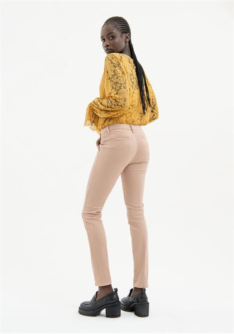 Pantaloni slim chino in gabardine FRACOMINA | Pantalone | FR23WV4001W42001B59 BUTTER