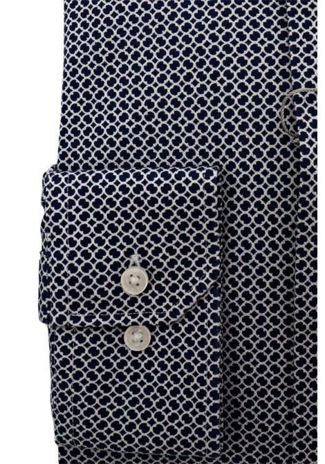 Camicia slim con stampa MICHAEL KORS | Camicie | MK0DS01401M411 NAVY