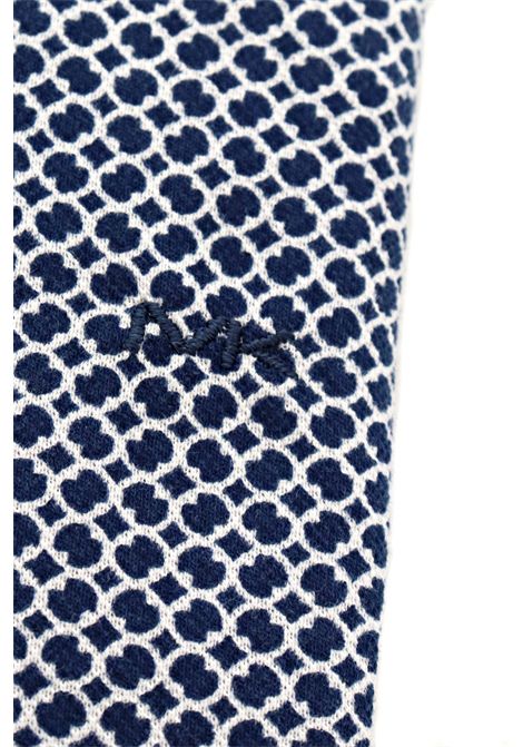 Camicia slim con stampa MICHAEL KORS | Camicie | MK0DS01401M411 NAVY