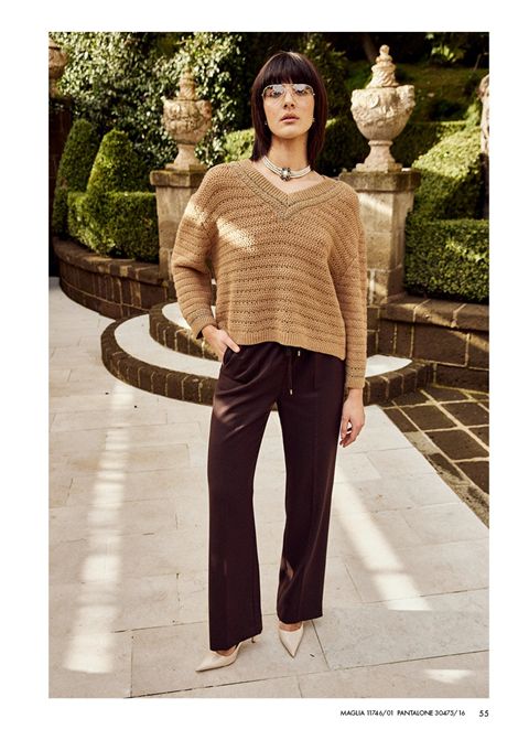  FLY GIRL | Trousers | 30475/16211 MORO