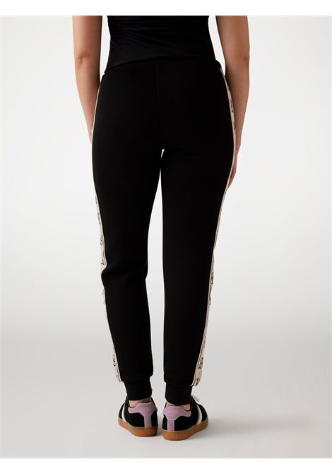 Jogger con banda laterale logata GUESS ATHLEISURE | Pantalone | V2YB15 KB3P2JBLK