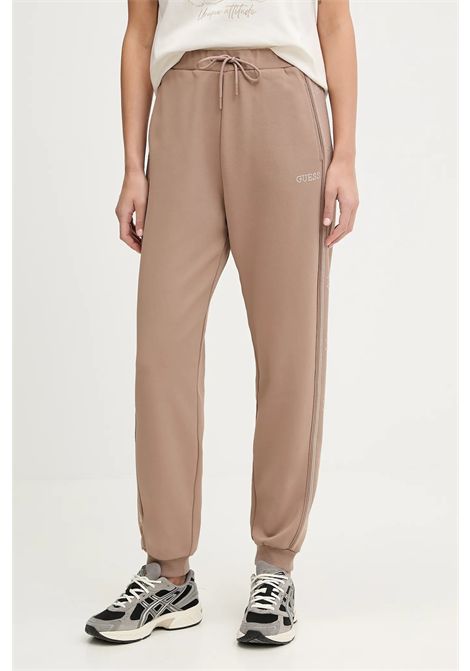 Pantaloni jogger con banda logo GUESS ATHLEISURE | Pantalone | V5BB23 KCX22G1K8
