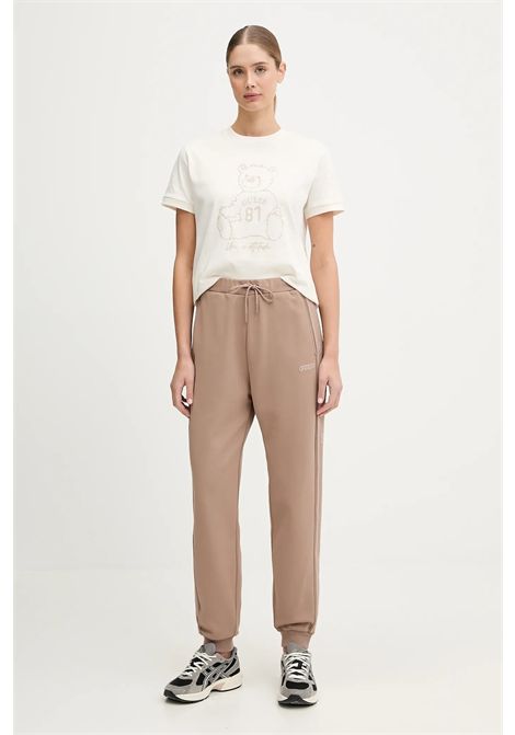Pantaloni jogger con banda logo GUESS ATHLEISURE | Pantalone | V5BB23 KCX22G1K8