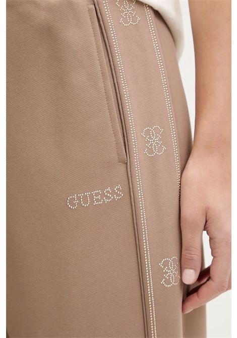 Pantaloni jogger con banda logo GUESS ATHLEISURE | Pantalone | V5BB23 KCX22G1K8