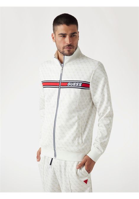 Felpa logo all over GUESS ATHLEISURE | Felpe | Z2BQ06 FL04QP05N