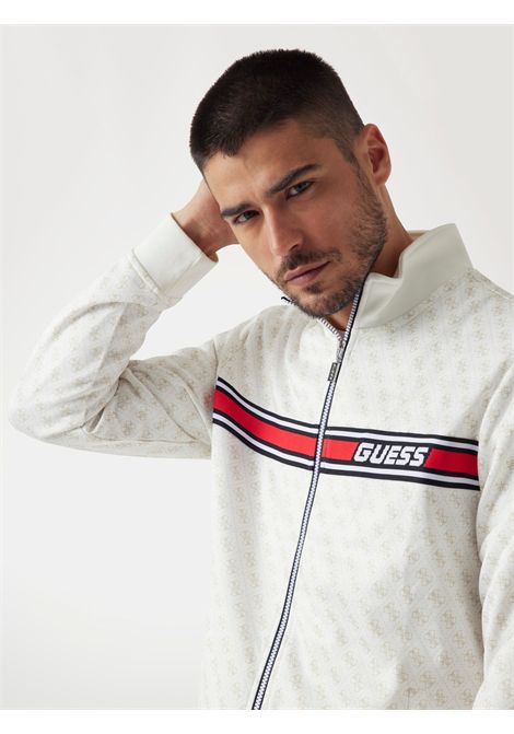 Felpa logo all over GUESS ATHLEISURE | Felpe | Z2BQ06 FL04QP05N