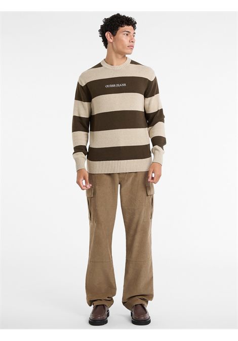 maglione in cotone GUESS JEANS | Maglie | M4BR37 Z3HM1S19I