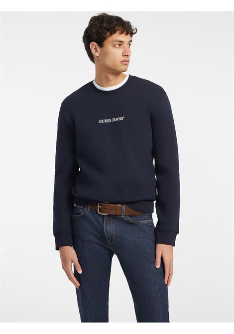 Felpa vestibilità slim ricamata GUESS JEANS | Maglie | M4YQ19 K9V31A71W