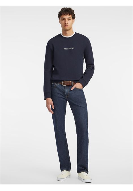 Felpa vestibilità slim ricamata GUESS JEANS | Maglie | M4YQ19 K9V31A71W