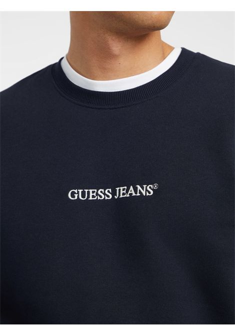 Felpa vestibilità slim ricamata GUESS JEANS | Maglie | M4YQ19 K9V31A71W