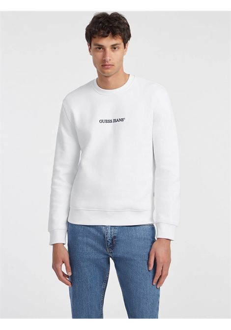 Felpa vestibilità slim ricamata GUESS JEANS | Maglie | M4YQ19 K9V31G011