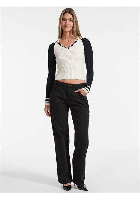 Top in maglia scollo a V GUESS JEANS | Maglie | W5YR54 Z3P32FJ8J