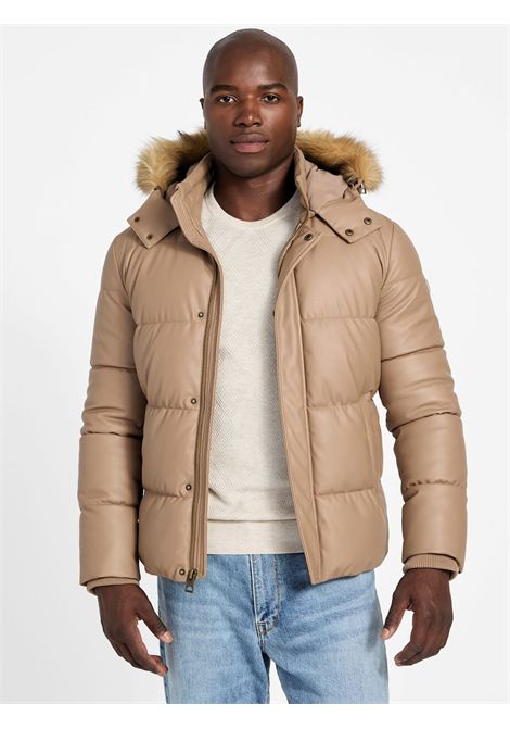 Giacca piumino in similpelle GUESS | Giubbini | M5BL2F W1050A13K