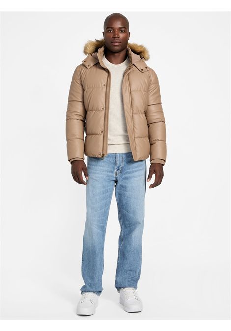 Giacca piumino in similpelle GUESS | Giubbini | M5BL2F W1050A13K