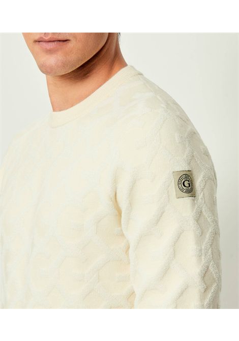Maglione logo jacquard a sbalzo GUESS | Maglie | M5BR19 Z0470G1CV