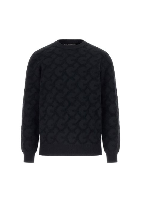 Maglione logo jacquard a sbalzo GUESS | Maglie | M5BR19 Z0470JBLK