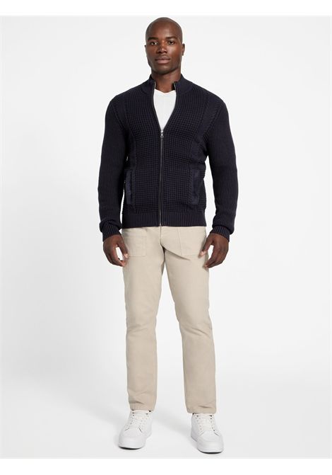Cardigan full zip Regular Fit GUESS | Maglie | M5BR40 Z2ZK2JBLK