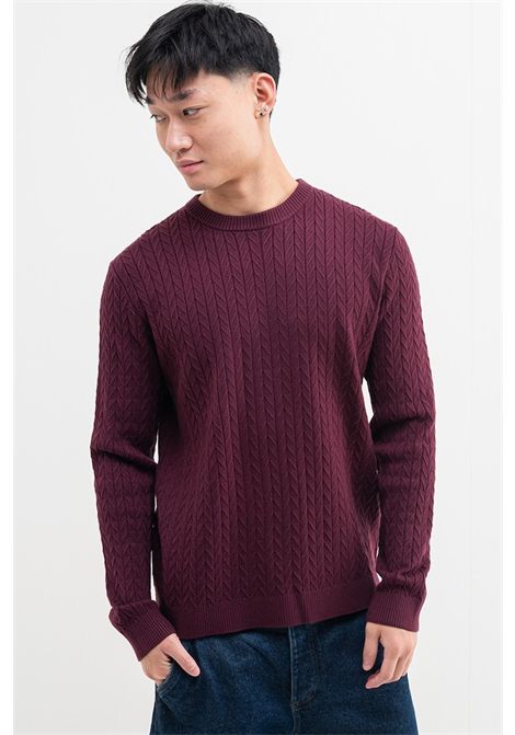 maglioncino girocollo con trama spigata GUESS | Maglie | M5BR41 Z2ZK2RGP