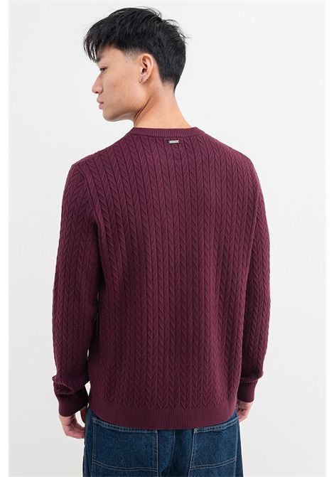 maglioncino girocollo con trama spigata GUESS | Maglie | M5BR41 Z2ZK2RGP