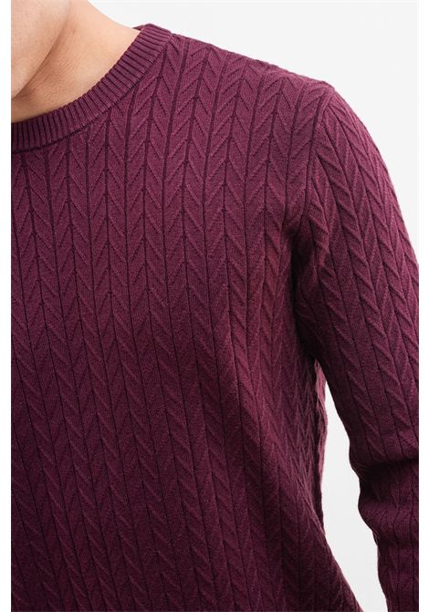 maglioncino girocollo con trama spigata GUESS | Maglie | M5BR41 Z2ZK2RGP