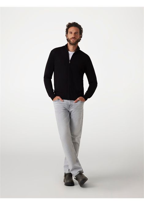 Cardigan con zip in lana GUESS | Maglie | M5RR38 Z3LZ0JBLK