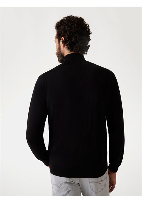 Cardigan con zip in lana GUESS | Maglie | M5RR38 Z3LZ0JBLK