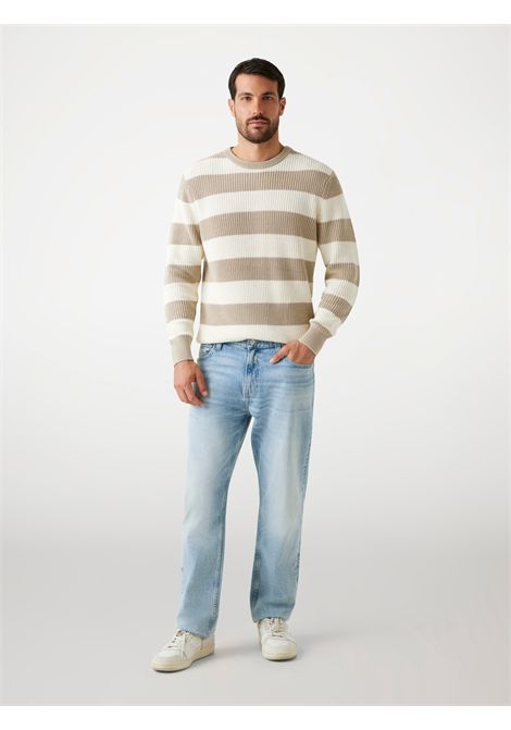 Maglione a costine e a righe GUESS | Maglie | M5YR05 Z3OD0S94G
