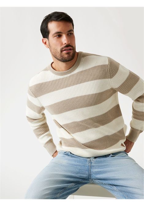 Maglione a costine e a righe GUESS | Maglie | M5YR05 Z3OD0S94G